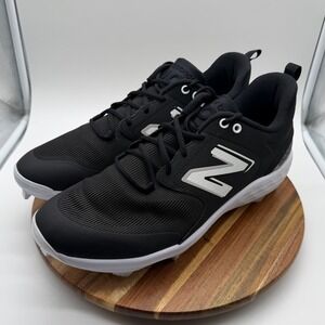 New Balance Fresh Foam 3000 v6 TPU Men's 14 Baseball Cleats Black White 0836